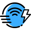 Connection icon representing fast and stable connection